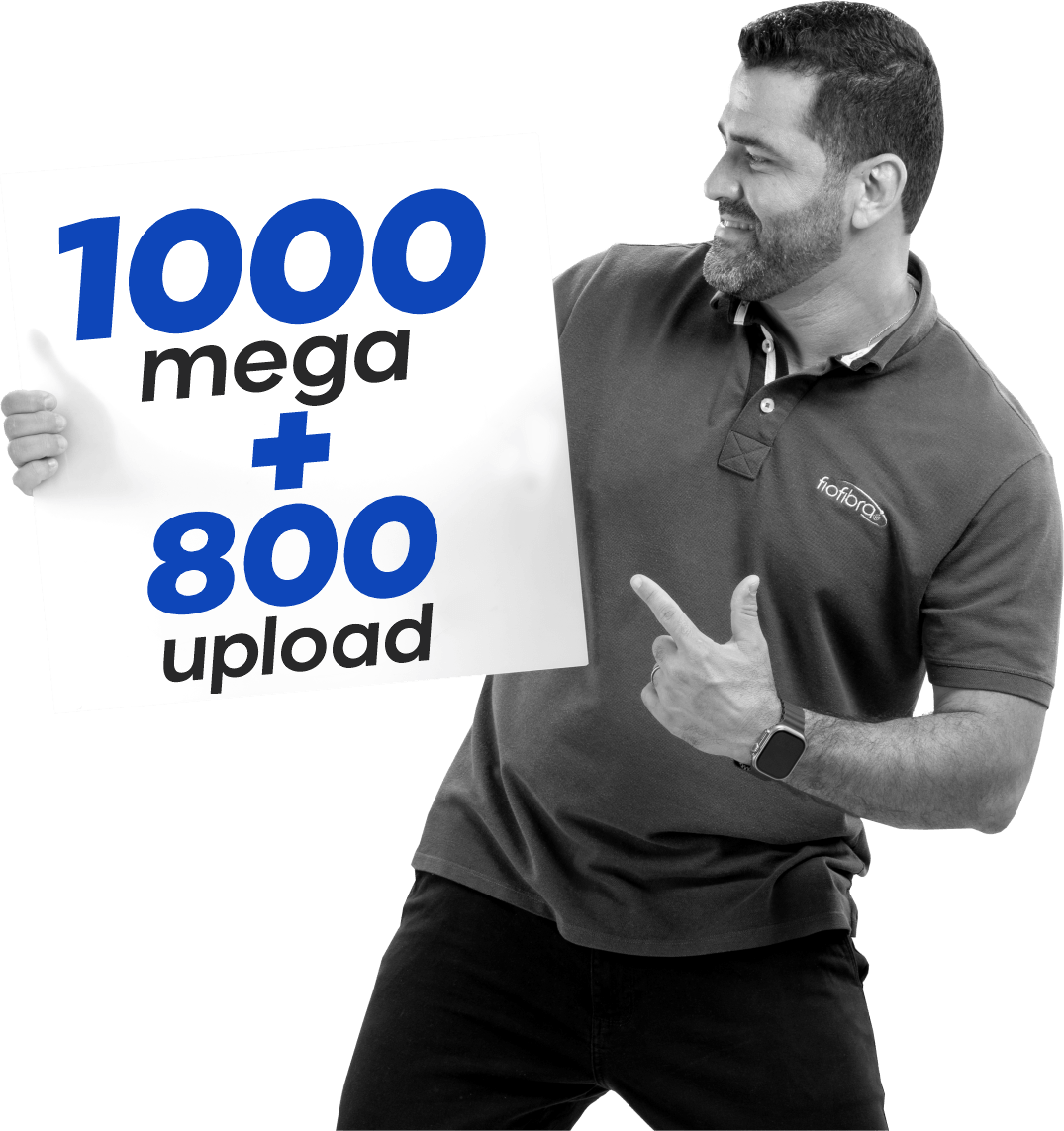 Internet 1000 mega + 800 upload