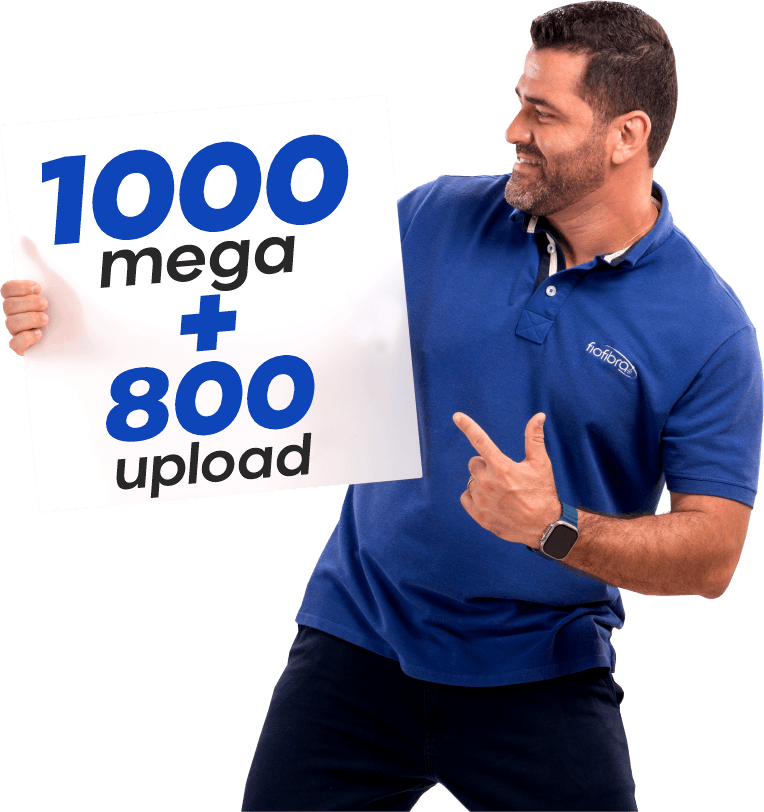 Internet 1000 mega + 800 upload