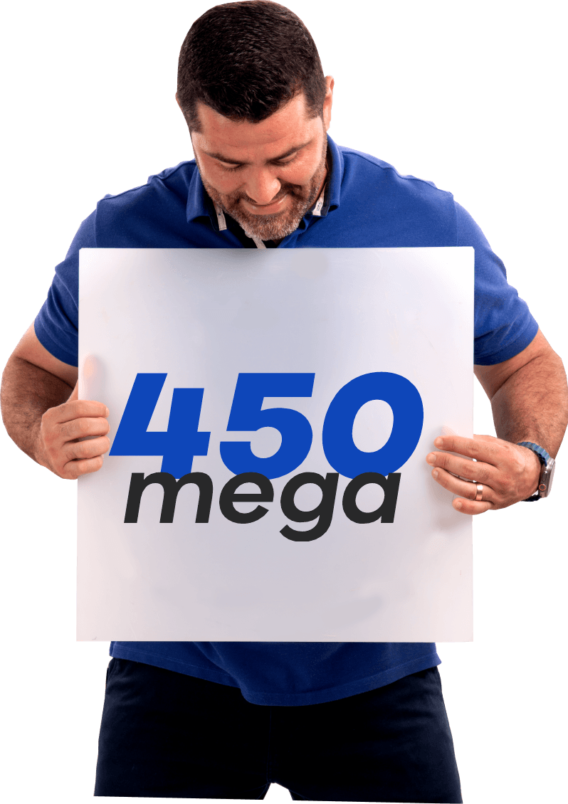 Internet 450 mega